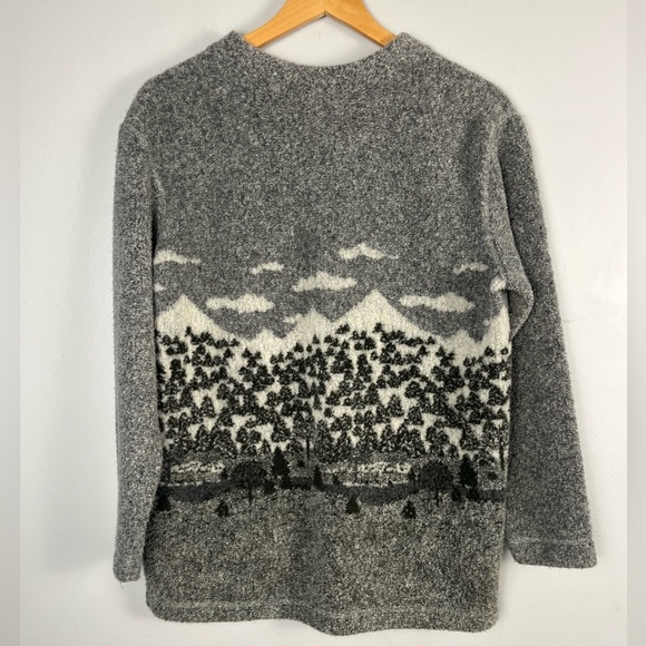 Disney Vintage 90s Fleece Sweatshirt Sweater Made in USA embroidered size small - Picture 6 of 6